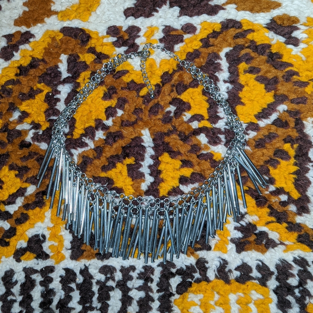 Cute chrome necklace